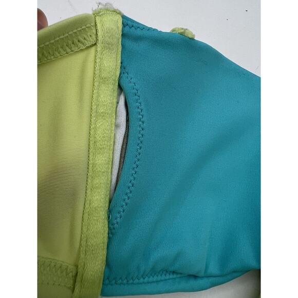 Womens Colorblock Bandeau Swimsuit Bikini Top Size Unknown - Picture 9 of 10